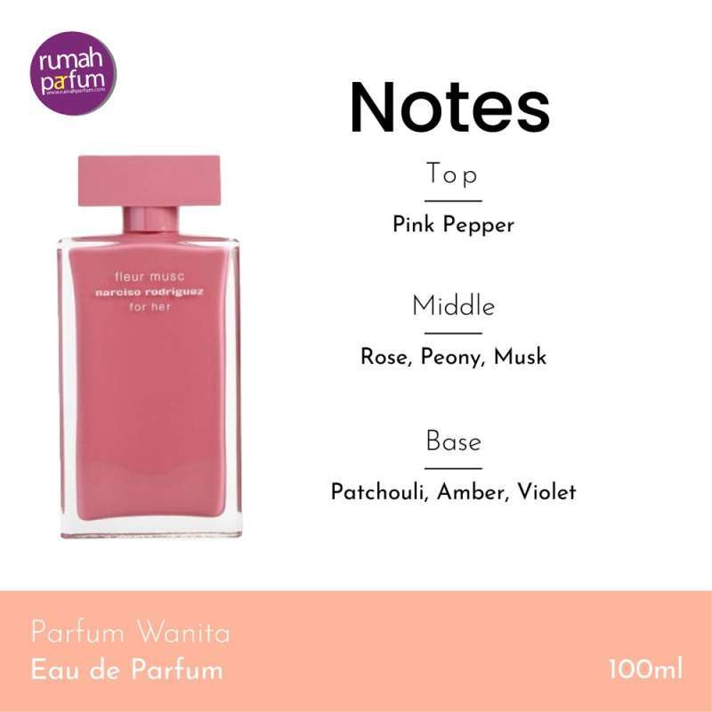 Narciso Rodriguez Fleur Musc for Her Parfum Wanita 100 mL