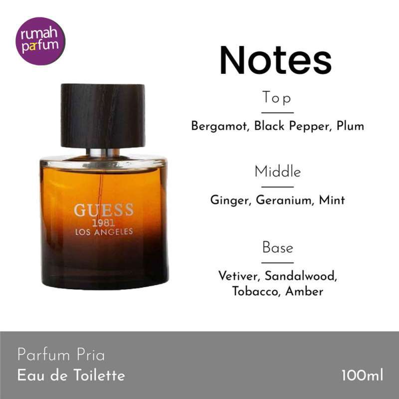 Promo GUESS 1981 Los Angeles Men Parfum Diskon 15 di Seller Rumah