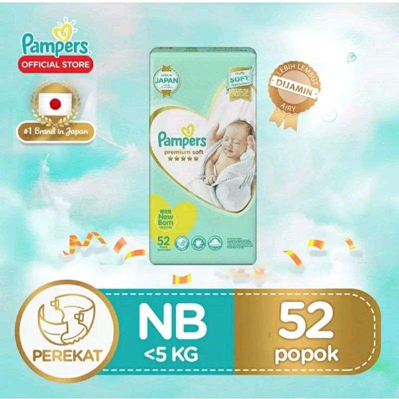 Pampers premium top care m perekat