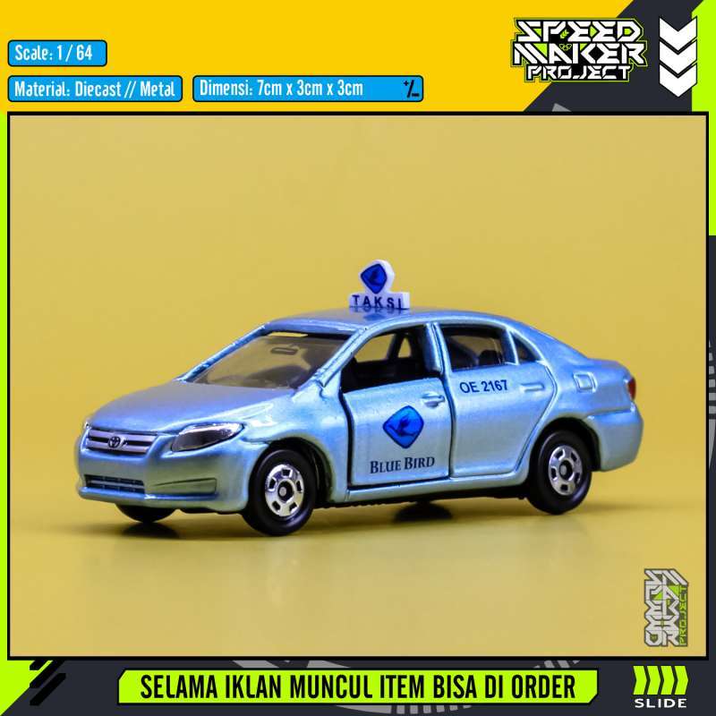 Jual Tomica Custom Toyota Corolla Axio Vios Taxi Blue Bird