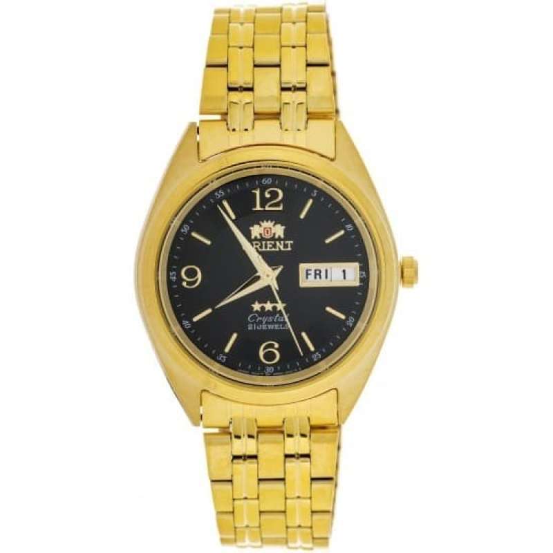 Promo Orient 3 Star 21 Crystal Jewels Automatic Day Date Mens Watch 100 Ori Fab00008b9 Fab0000cb9 Diskon 36 Di Seller Watch Empire Sinar Kota Kota Medan Blibli
