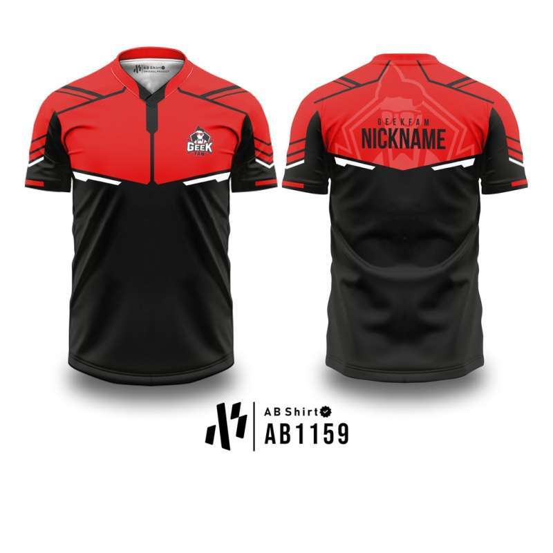 Kaos Jersey Gaming KAOS JERSEY GAMING GEEK FAM ESPORT CUSTOM