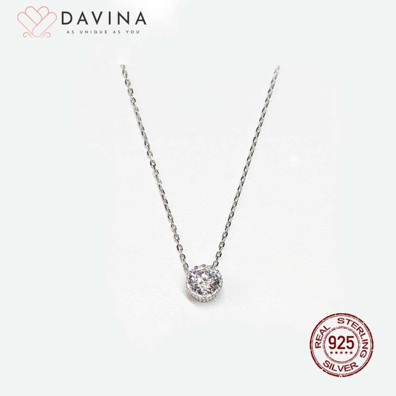 Promo Kalung Perak Asli DAVINA Sandra 