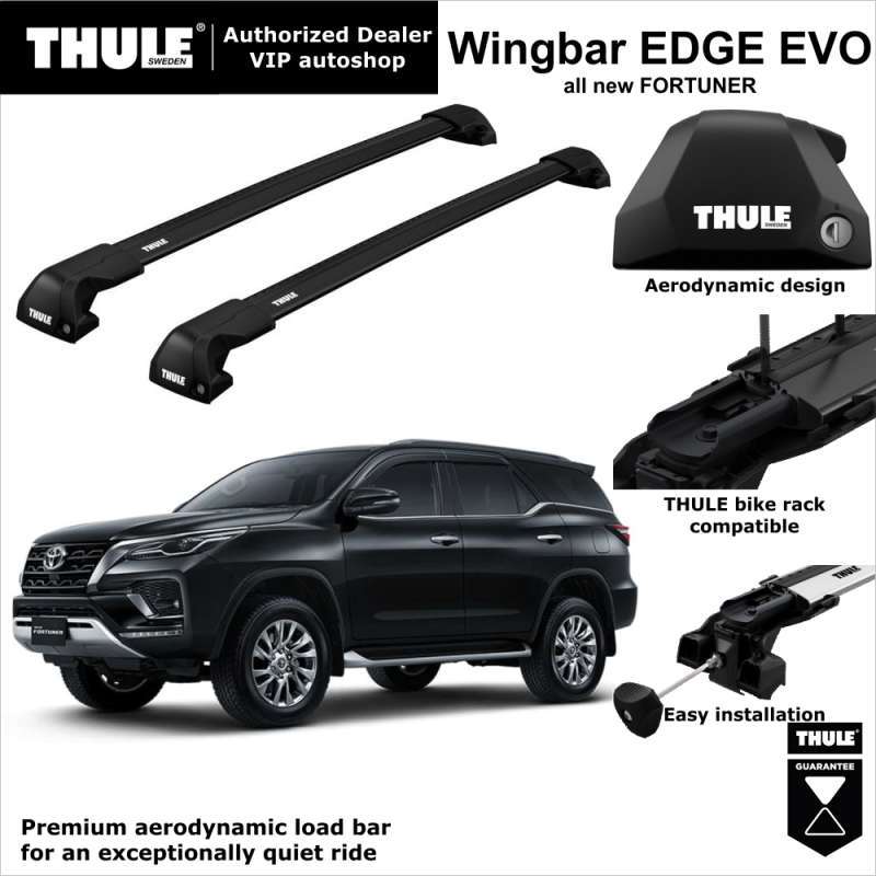 Jual All New Fortuner VRZ TRD GR Thule Crossbar Wingbar Edge EVO
