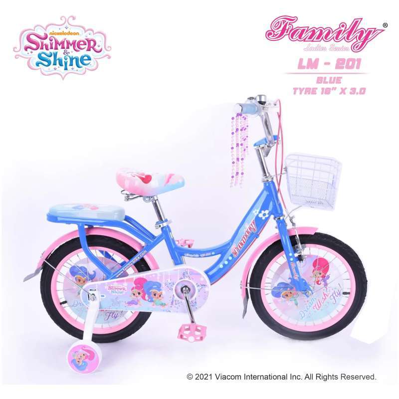 Shimmer and shine shop 16 inch bike