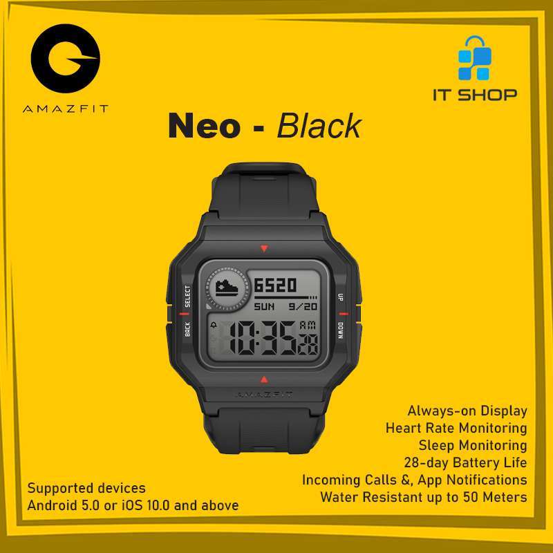 Jual Amazfit Neo - Black di Seller IT Shop Official Store - Kota Surabaya,  Jawa Timur | Blibli