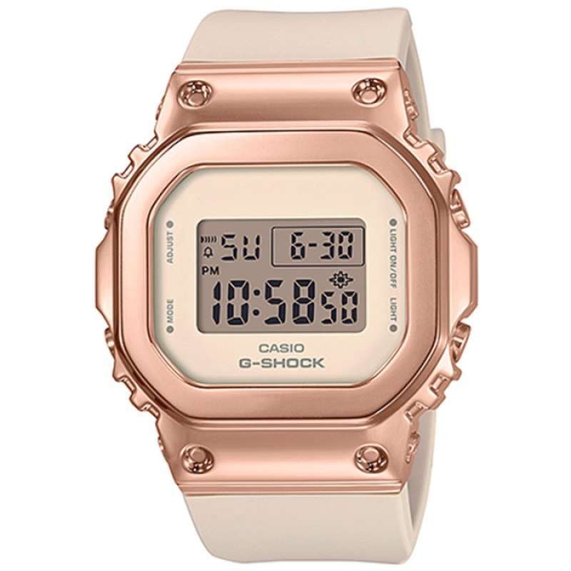 CASIO ORIGINAL CASIO G-SHOCK GM-S5600PG-4DR JAM TANGAN WANITA JAM  WANITA RO G SHOCK GSHOCK CASIO GM-S5600PG-4D GM S5600PG 4D S 5600 PG  GMS5600