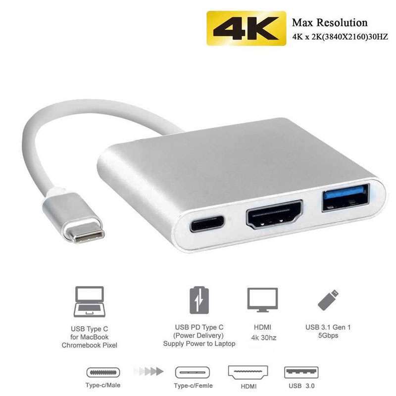 HDMI 4K Support Samsung Dex Mode USB-C 