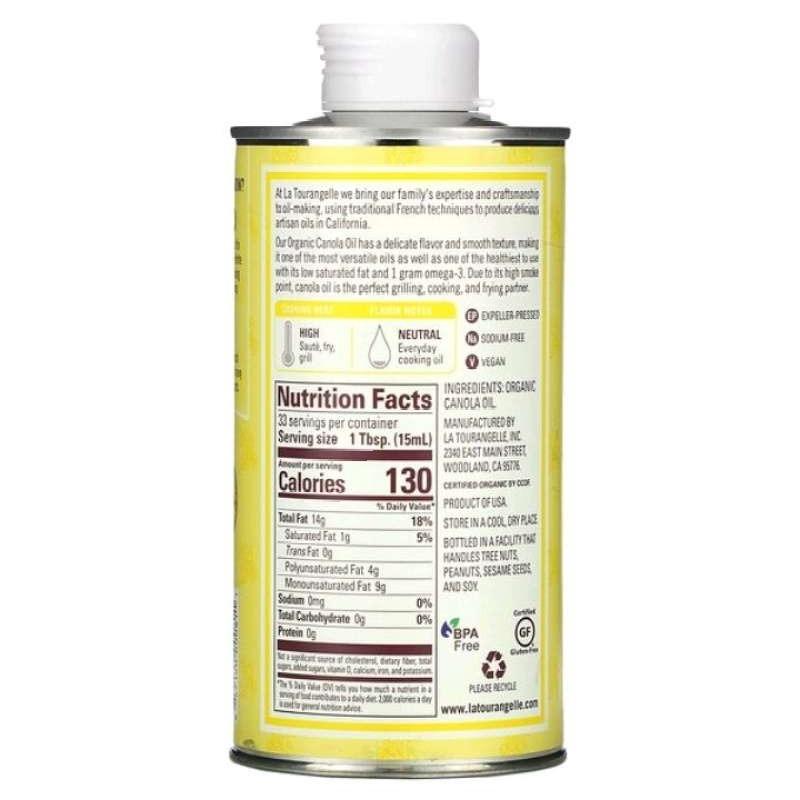 Jual La Tourangelle Organic Canola Oil 500 Ml di Seller Fitme ...