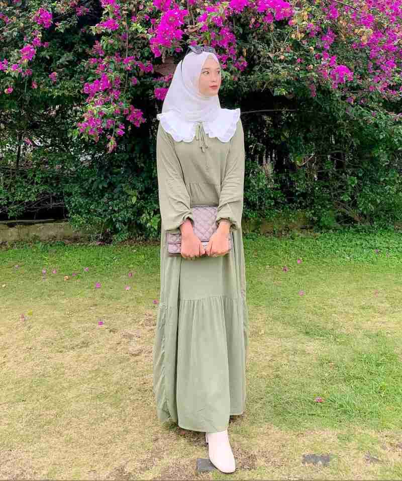 Dress hijau hot sale mint