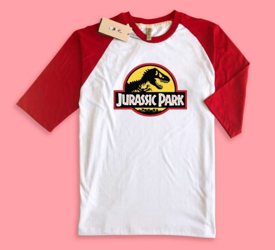 Jual BAJU KAOS RAGLAN TSHIRT LOGO 
