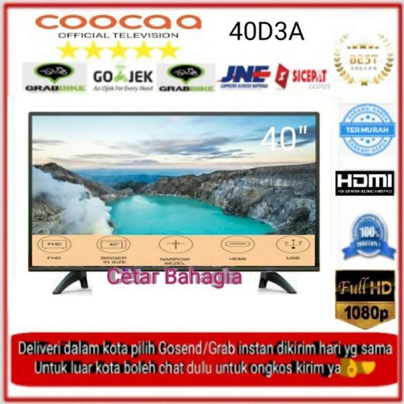 Jual Coocaa Led Tv 40 Inch Fhd 40D3A 