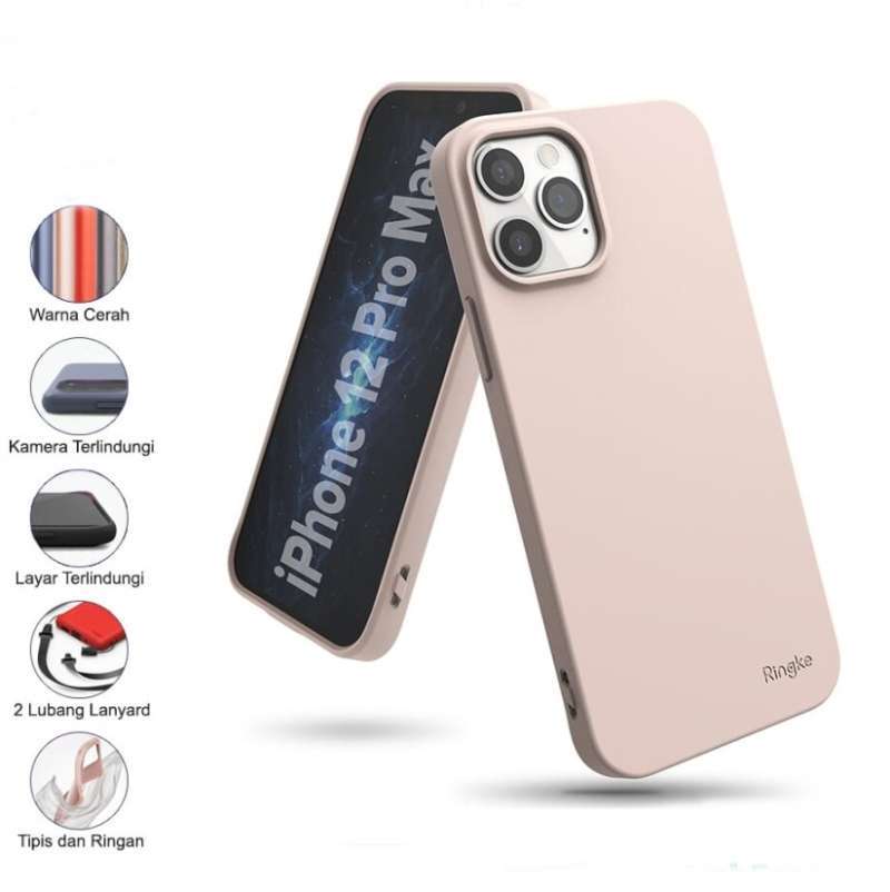 Jual Ringke iPhone 12 Pro Max Air S Pink Sand Softcase Anti Crack