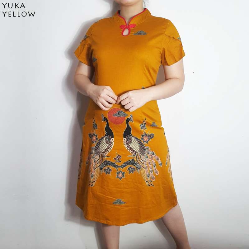 Model baju cheongsam batik discount