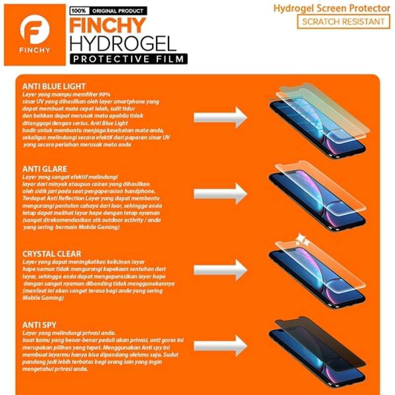 Promo Finchy Xiaomi Mi 11 Lite Hydrogel Premium Screen Protector