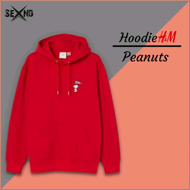 Promo Hoodie H M Peanuts Red Diskon 19 di Seller Xsend Store
