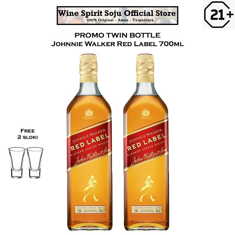 Promo Promo 2 Bottle Johnnie Walker Red Label 750ml di Seller ...