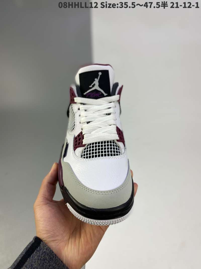 aj4 white purple