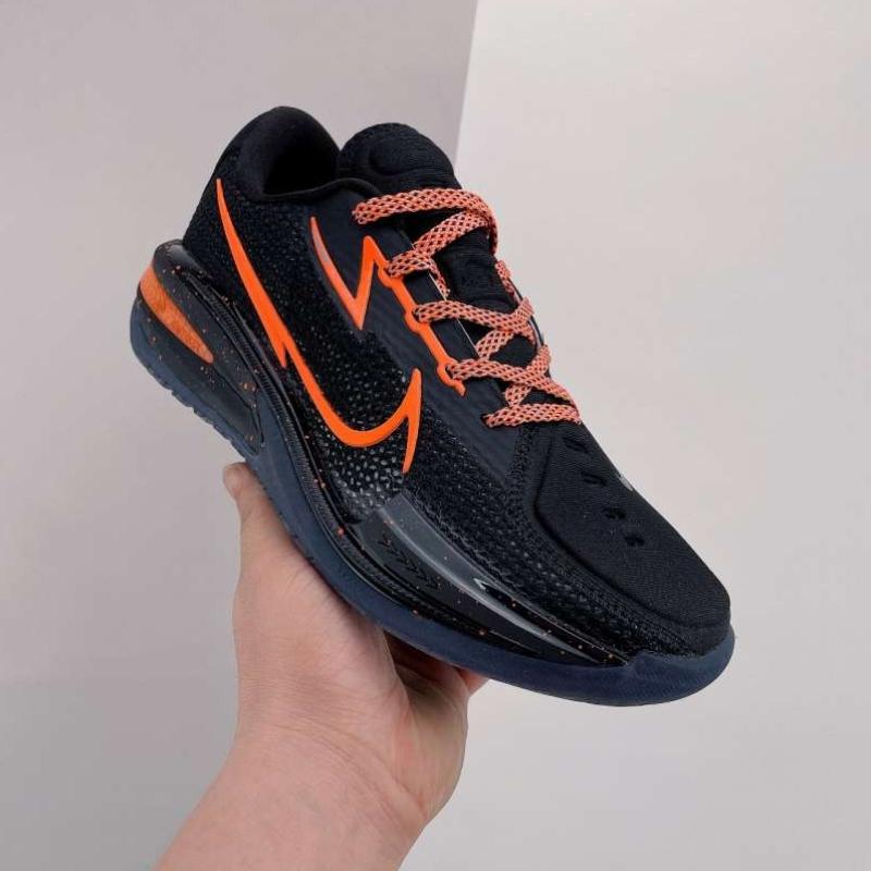 Jual GT basketball shoes black orange nike zoom GT cut is mainly