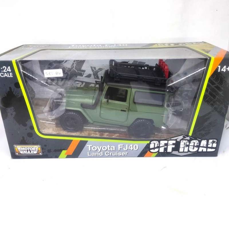Jual DIECAST MINIATUR MOBIL TOYOTA JEEP HARDTOP LAND CRUISER 1 24