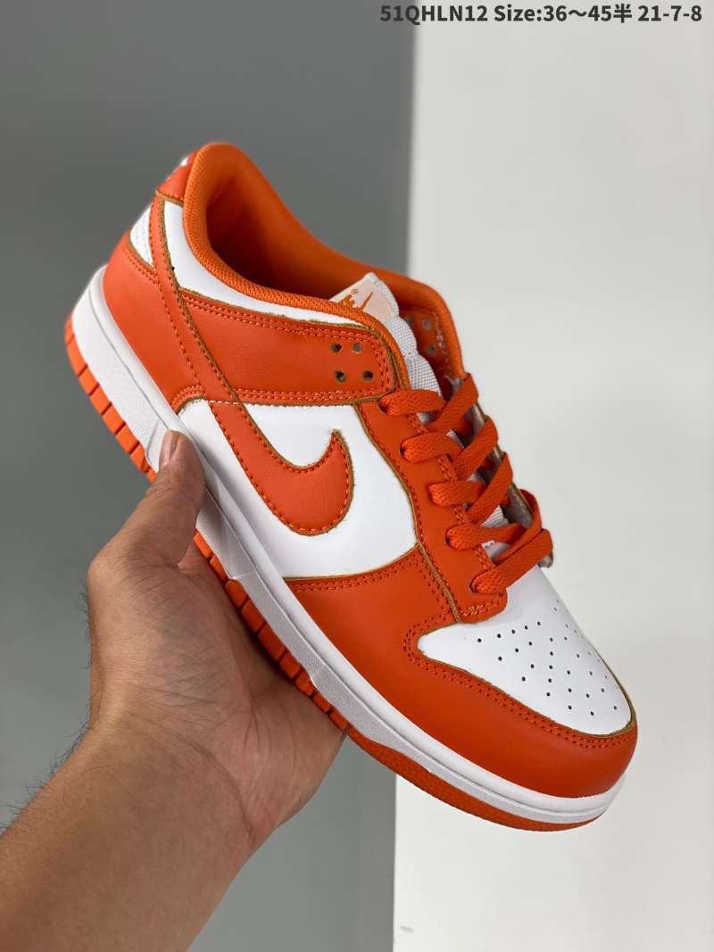dunk low nike orange