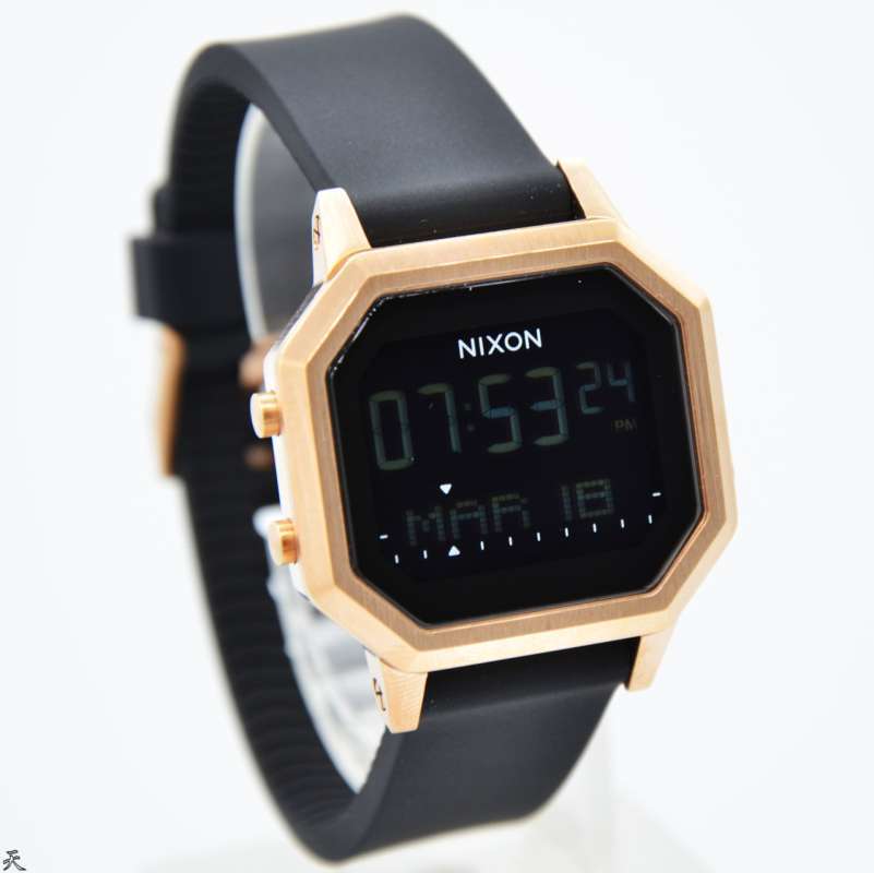 Promo Jam Tangan Nixon A12111098 Siren SS Rosegold Black Original