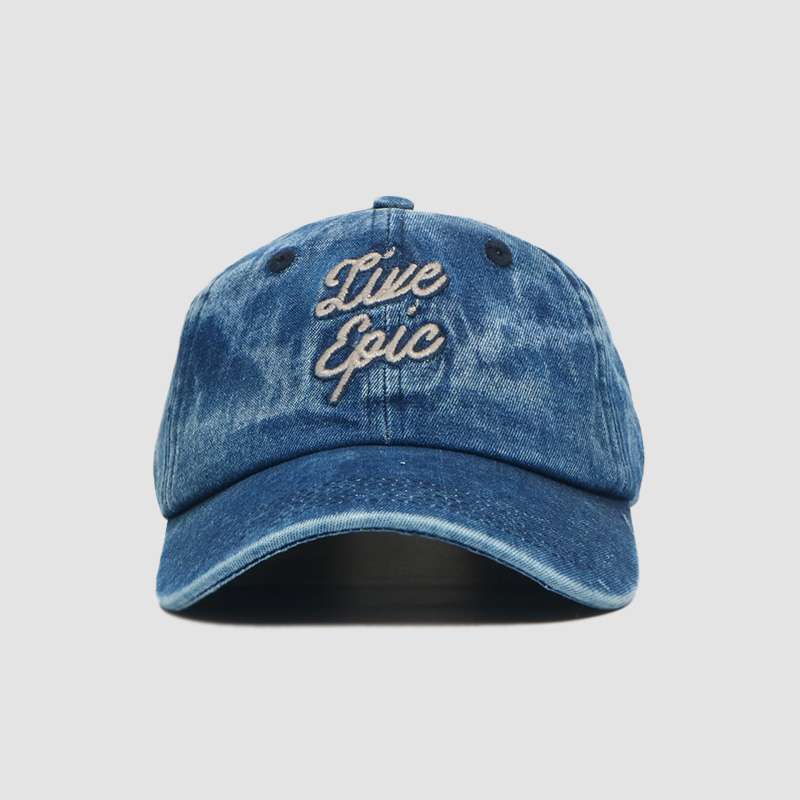 Topi Live Epic Washed Denim Hat Light 