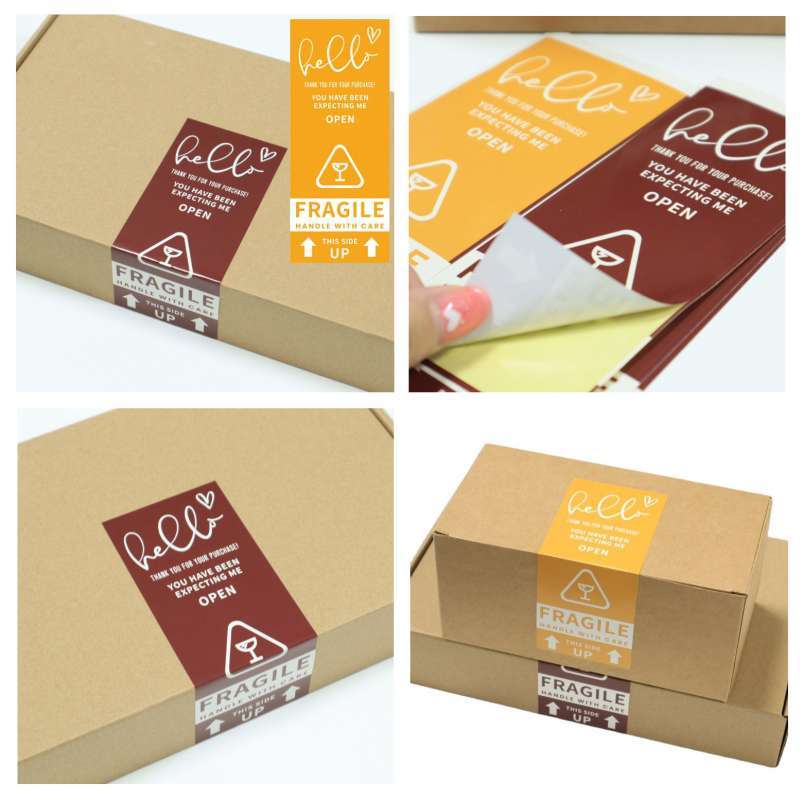 Jual HX124 [50 pcs] Seal Sticker Thank You Label Segel ...