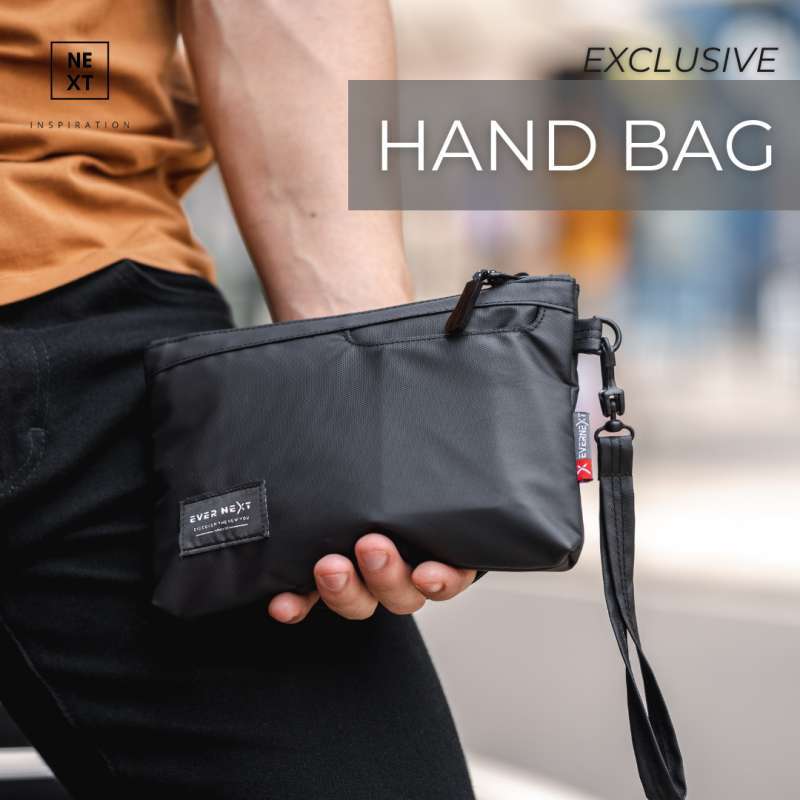 Hand Bag Pria Waterproof Anti Air Dompet HP Cowok Keren Keninian Cluch Cowok Distro Premium Branded Local Store
