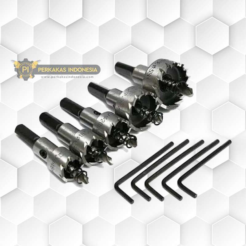 Hole saw besi store set