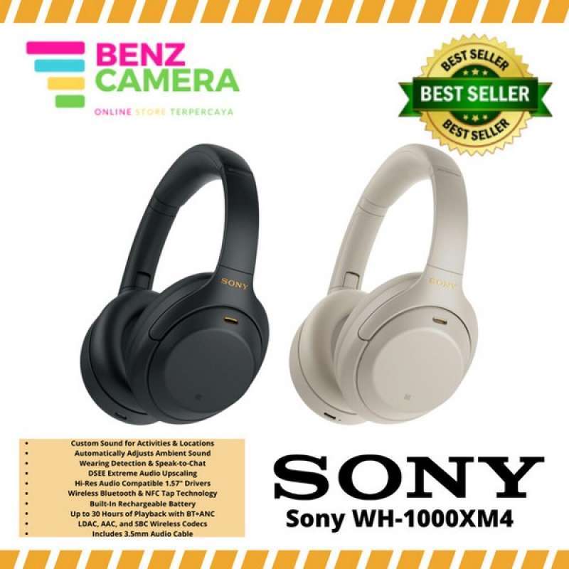 Jual Sony Wh-1000Xm4 Wireless Noise 