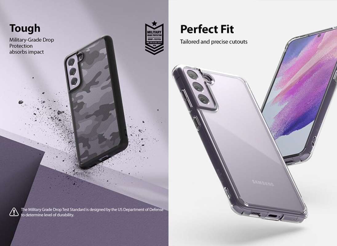 Ringke Samsung Galaxy S21 FE Fusion Softcase Anti Crack Armor Clear