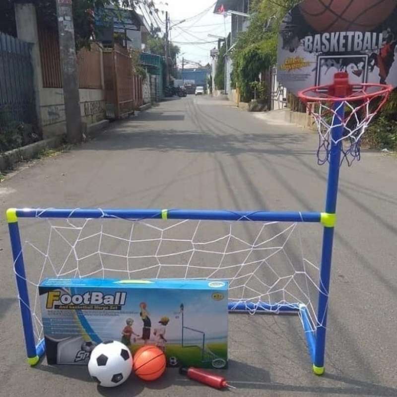 Promo Mainan Gawang Bola Ring Basket In Football Anak 100
