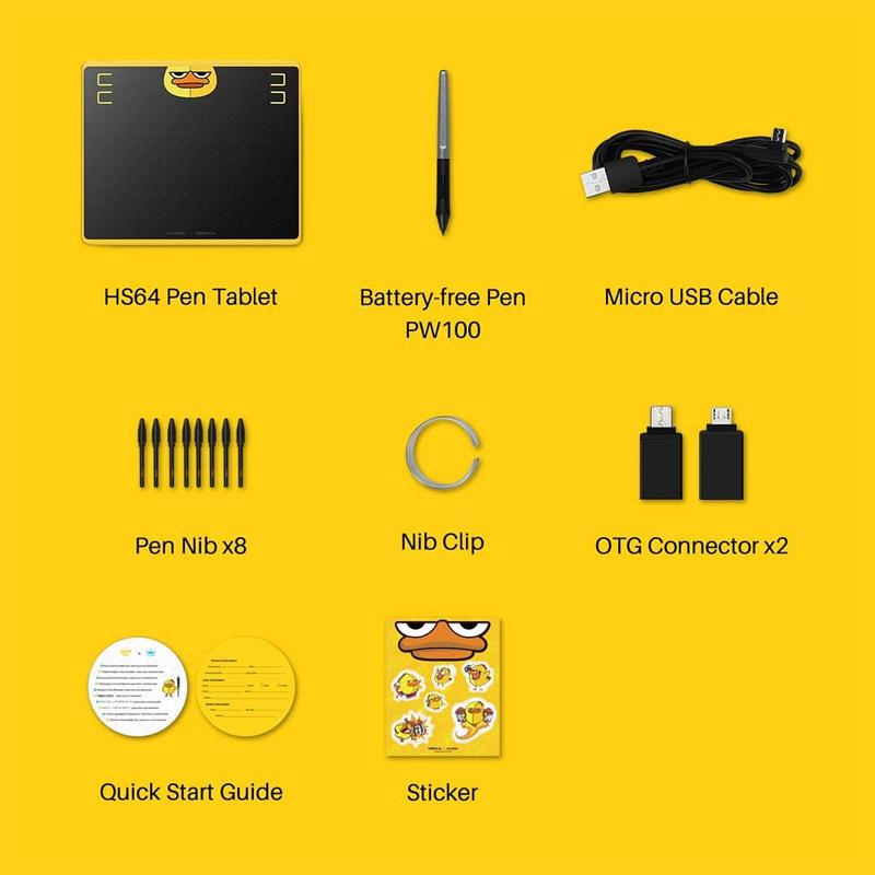 Jual Fujishopid Bali Huion Hs64 Special Edition Pen Tablet Murah Juli 2020 Blibli Com
