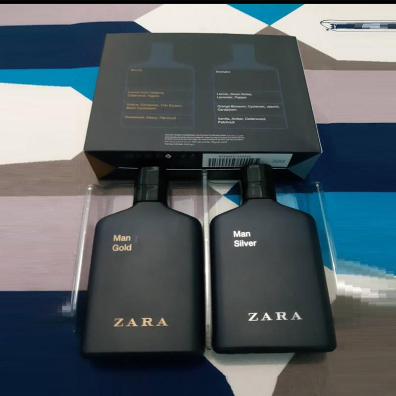 zara man gold and silver perfume