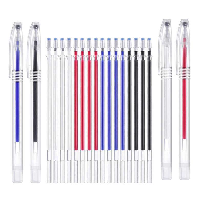 Fabric Marker Pen, 1 Set Heat Erasable Fabric 4 colour 13Pcs 