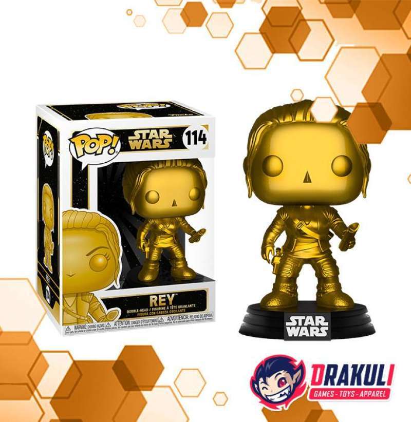 Toys Funko Pop! Star Wars - Rey (Gold 