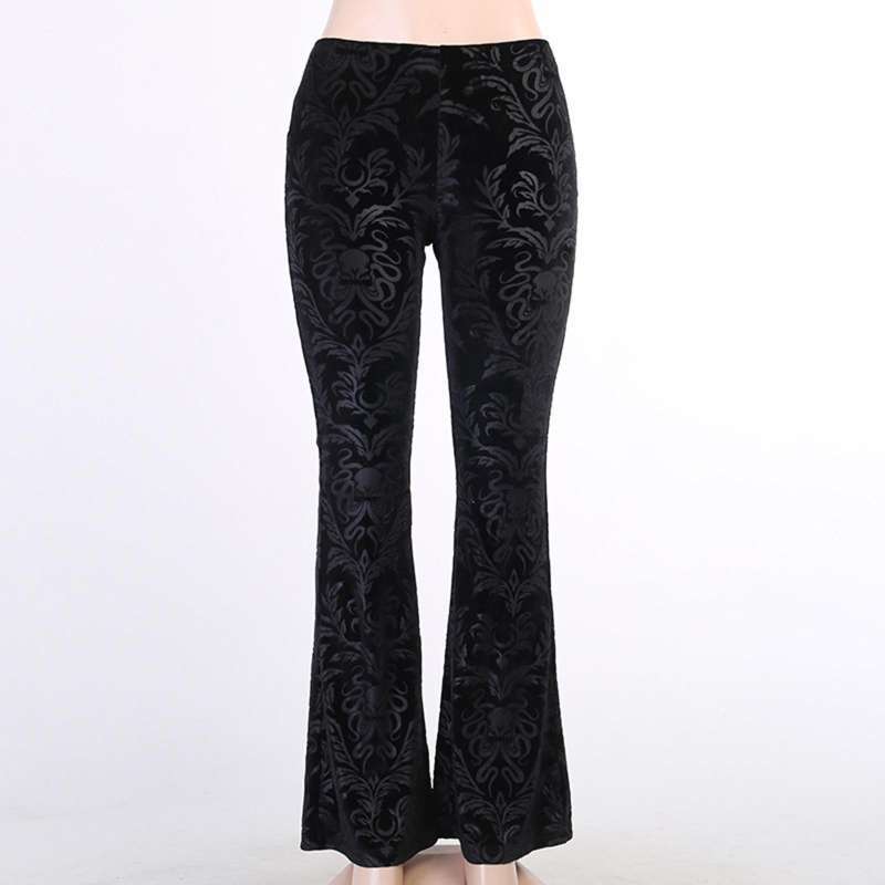 Promo Retro Women High Waist Velvet 