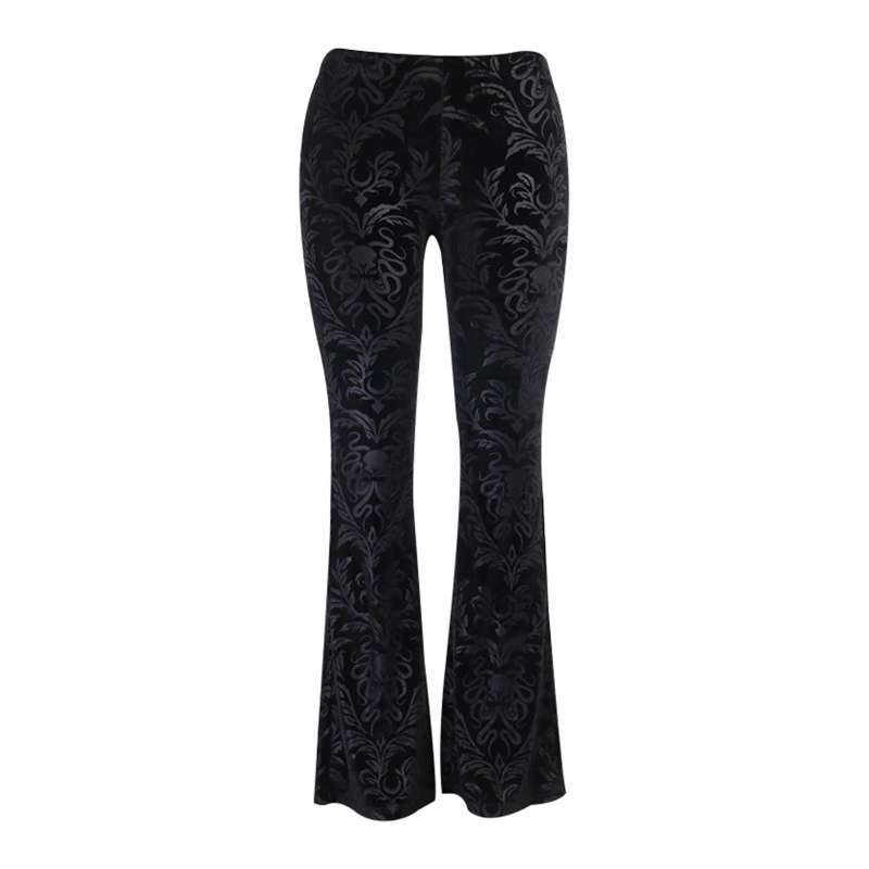 Promo Retro Women High Waist Velvet 