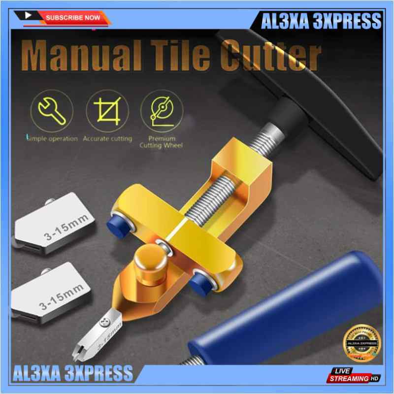 Promo Professional Easy Glide Glass Tile Cutter Ceramic Cut One