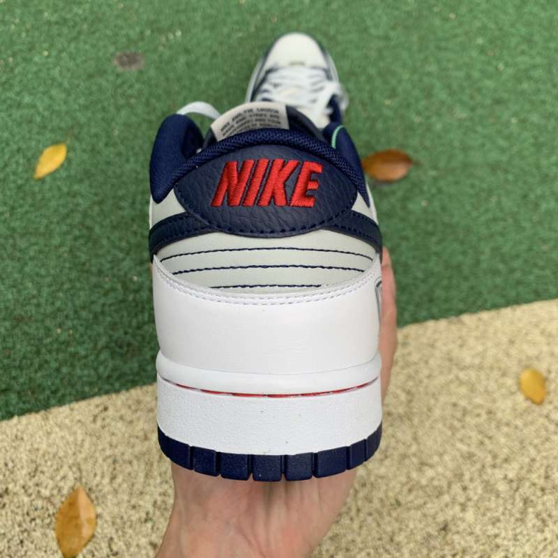 nike dunk white purple