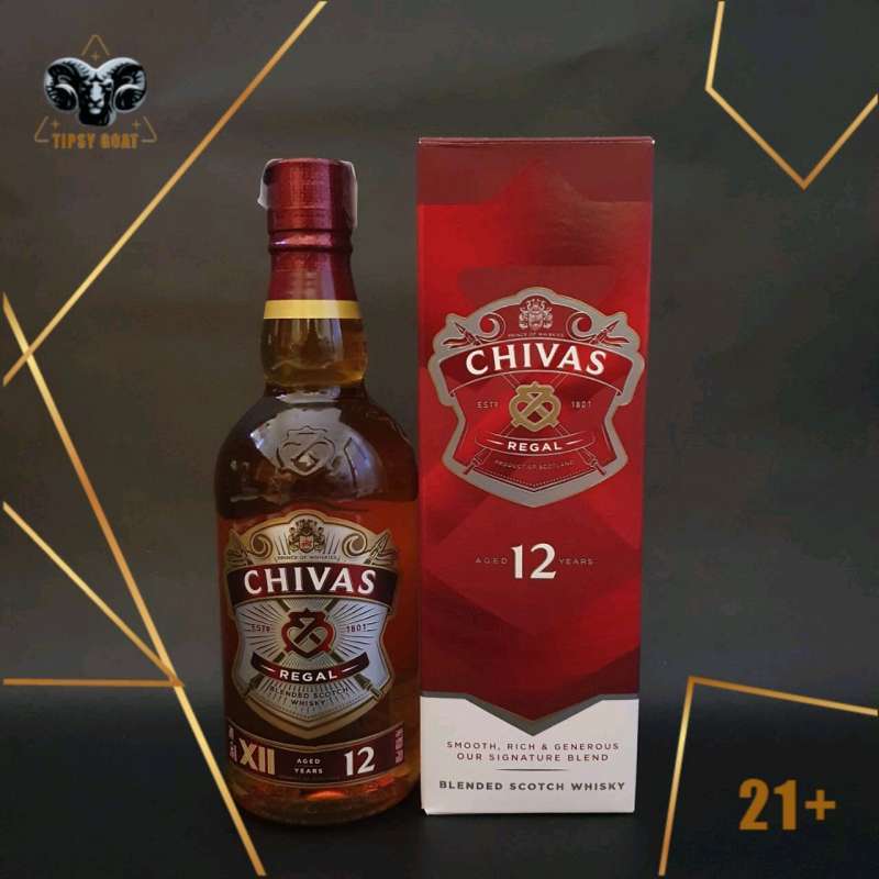 Promo Chivas Regal 12 Years Old Blended Scotch Whisky 700ML Diskon 53% di  Seller TipsyGoat Official Store Pegadungan, Kota Jakarta Barat Blibli