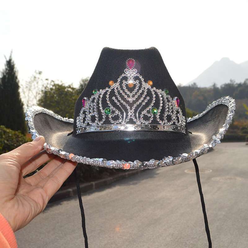 Promo Western Decor Cowboy Hat w/tiara 