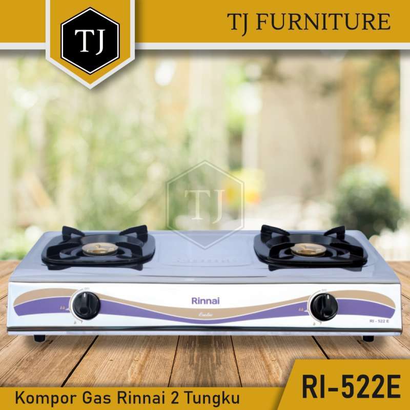 Jual Rinnai Kompor Gas 2 Tungku - RI-522E / RI 522E / RI 522 E di Seller  TJ.FURNITURE Official Store - Baros, Kota Sukabumi | Blibli