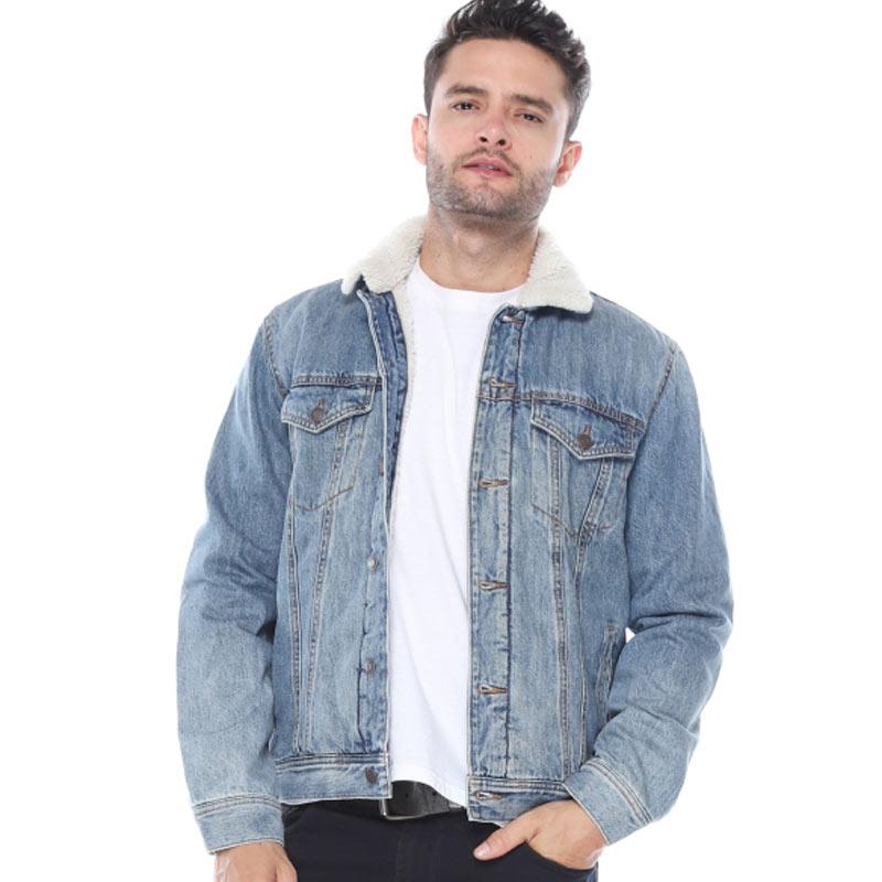 Promo Coup Men Trucker Denim Men's 