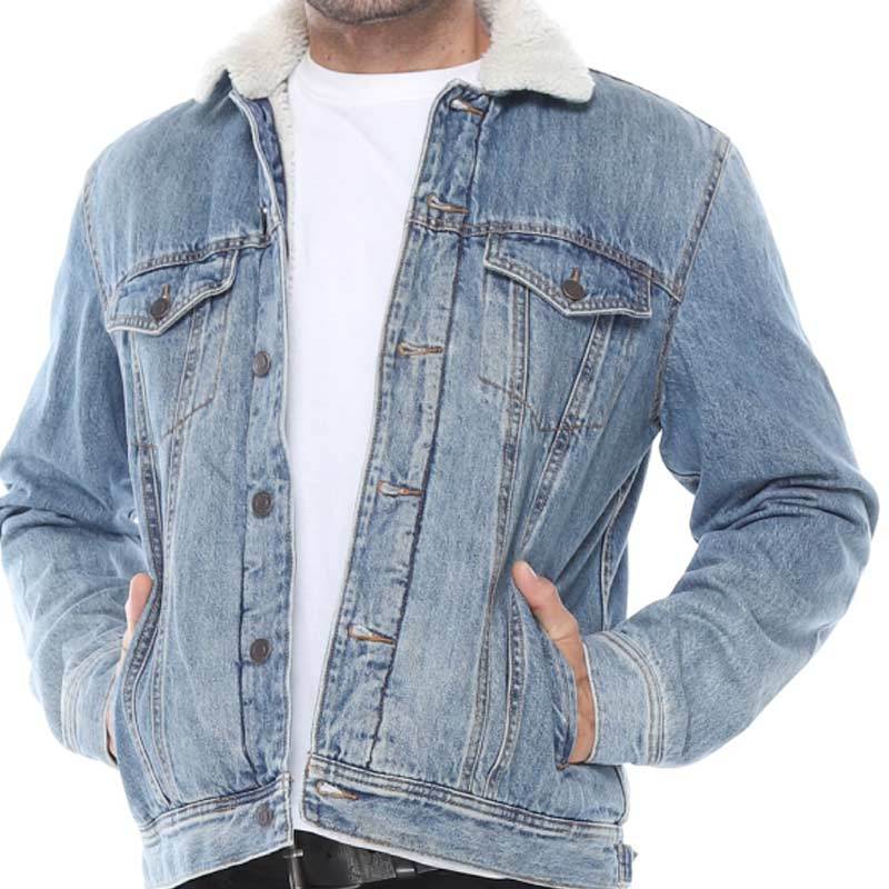 Promo Coup Men Trucker Denim Men's 