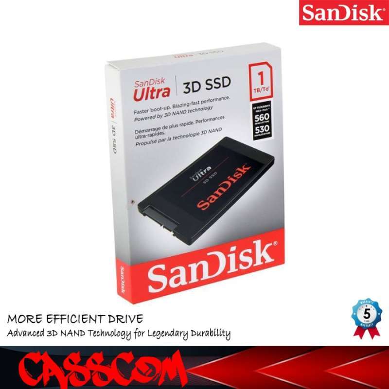 Jual Sandisk Ssd Ultra 3d 1tb Sata 2.5 1 TB Di Seller Casscom