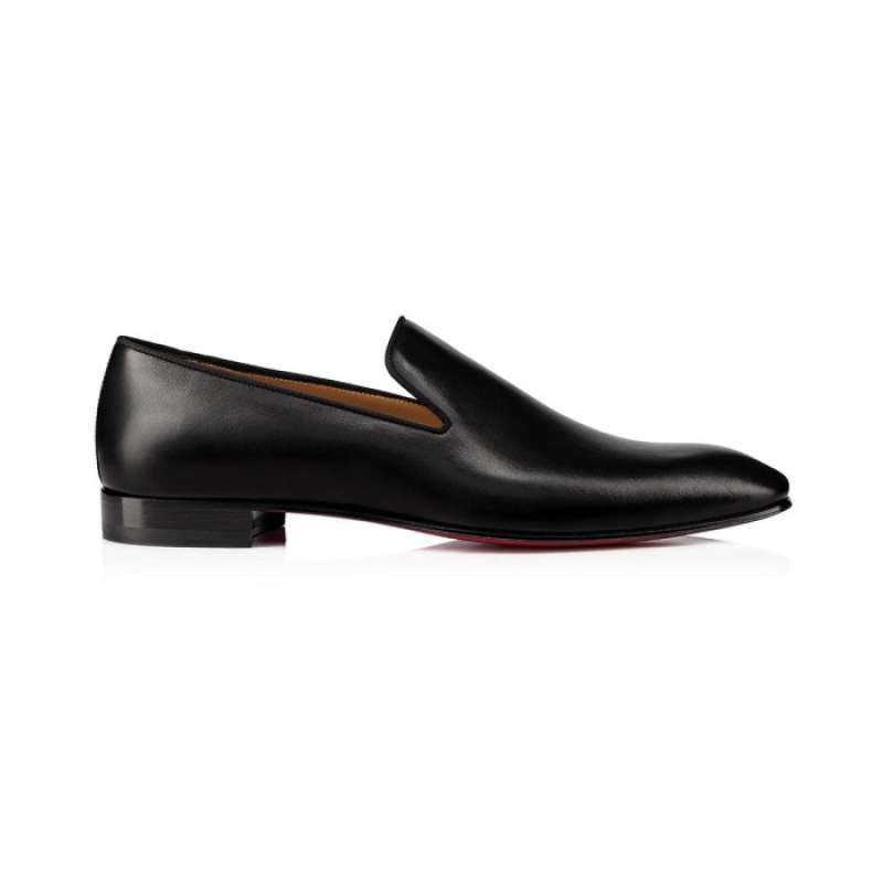 Promo Christian Louboutin Dandelion Loafers Calfskin Black Diskon