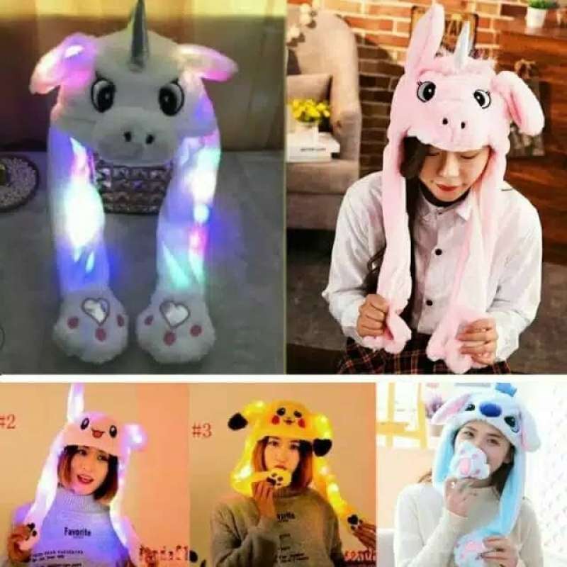 Promo TOPI UNICORN LED MENYALA/TOPI 