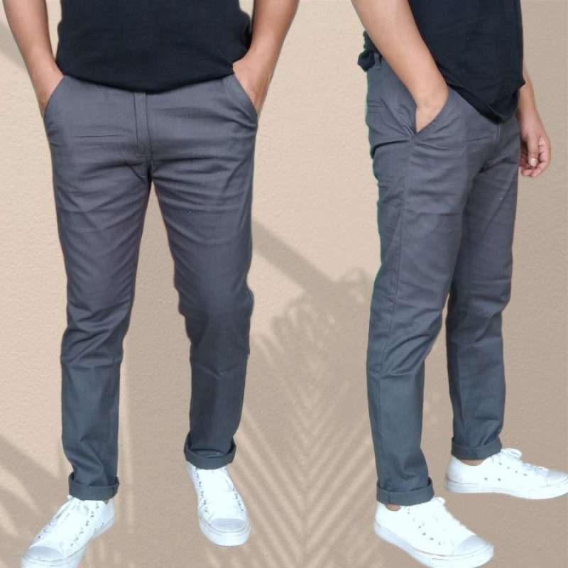 Jual Celana Panjang Ngetat Pria Model Terbaru - Harga Promo